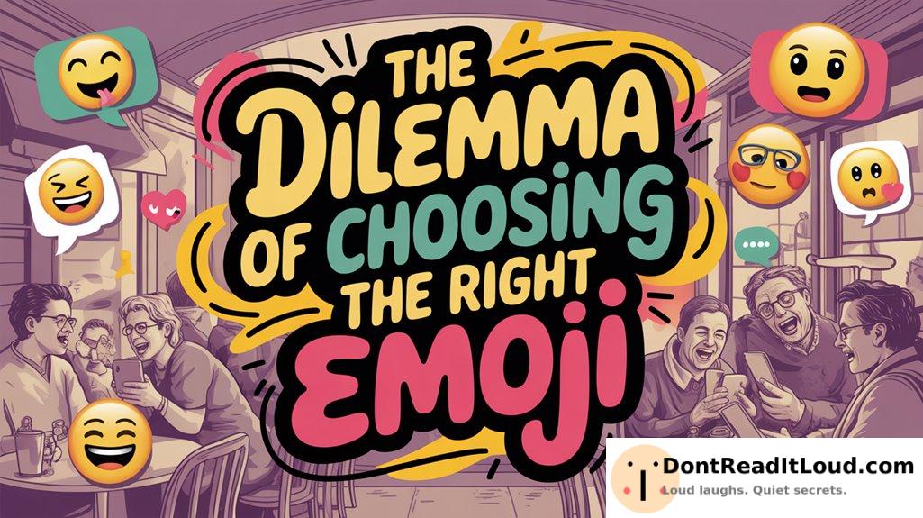 selecting appropriate emoji expression
