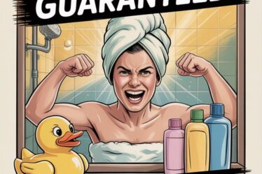 shower fight confidence humor
