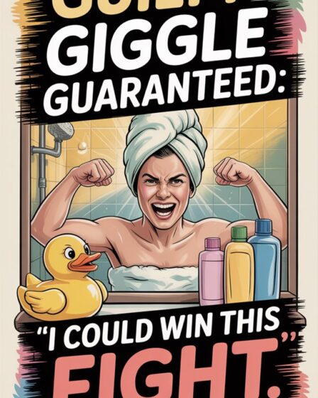 shower fight confidence humor