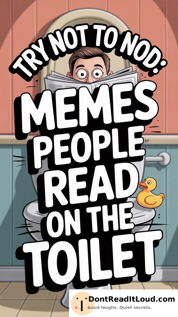 toilet meme reading