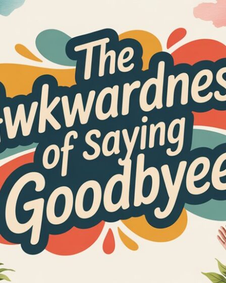 uncomfortable farewell moments