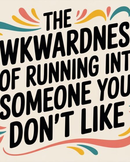 uncomfortable unexpected encounter