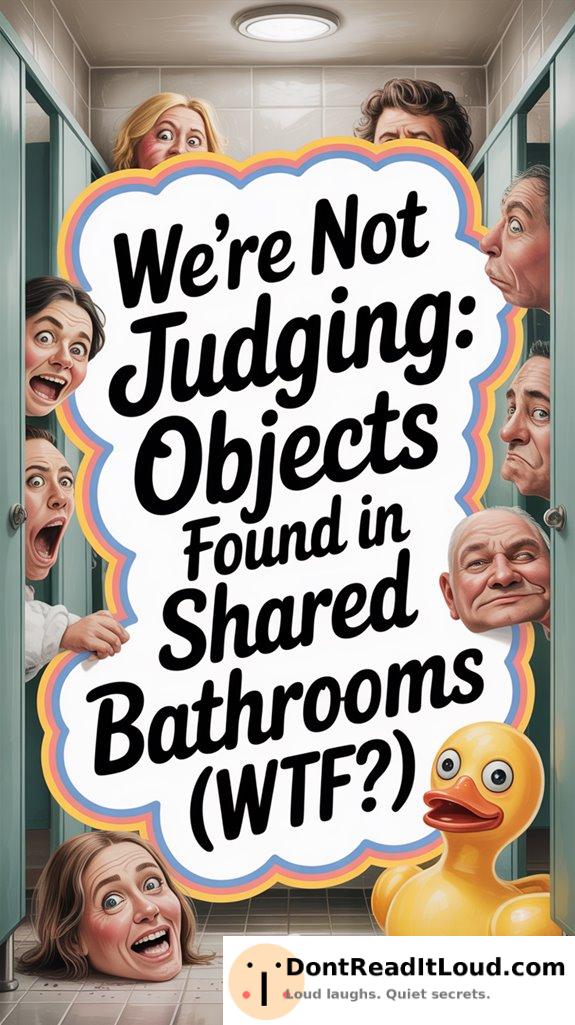 unusual items in bathrooms