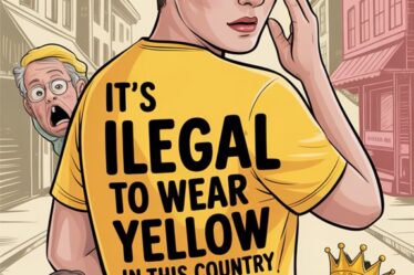 yellow attire requires royalty